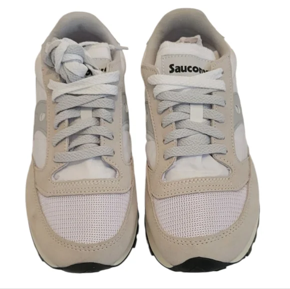 NIB Saucony Vintage Jazz Original Men's 6 Women's 7.5 White/Grey/Beige - Picture 4 of 16